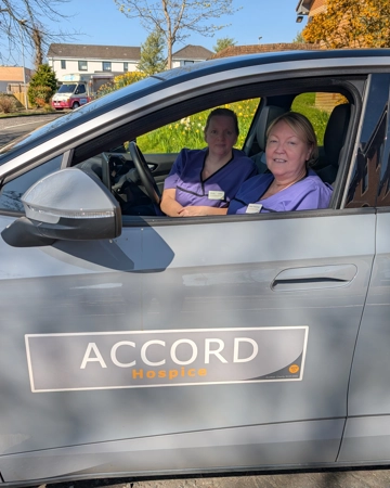 Nicola And Alison Electric Car