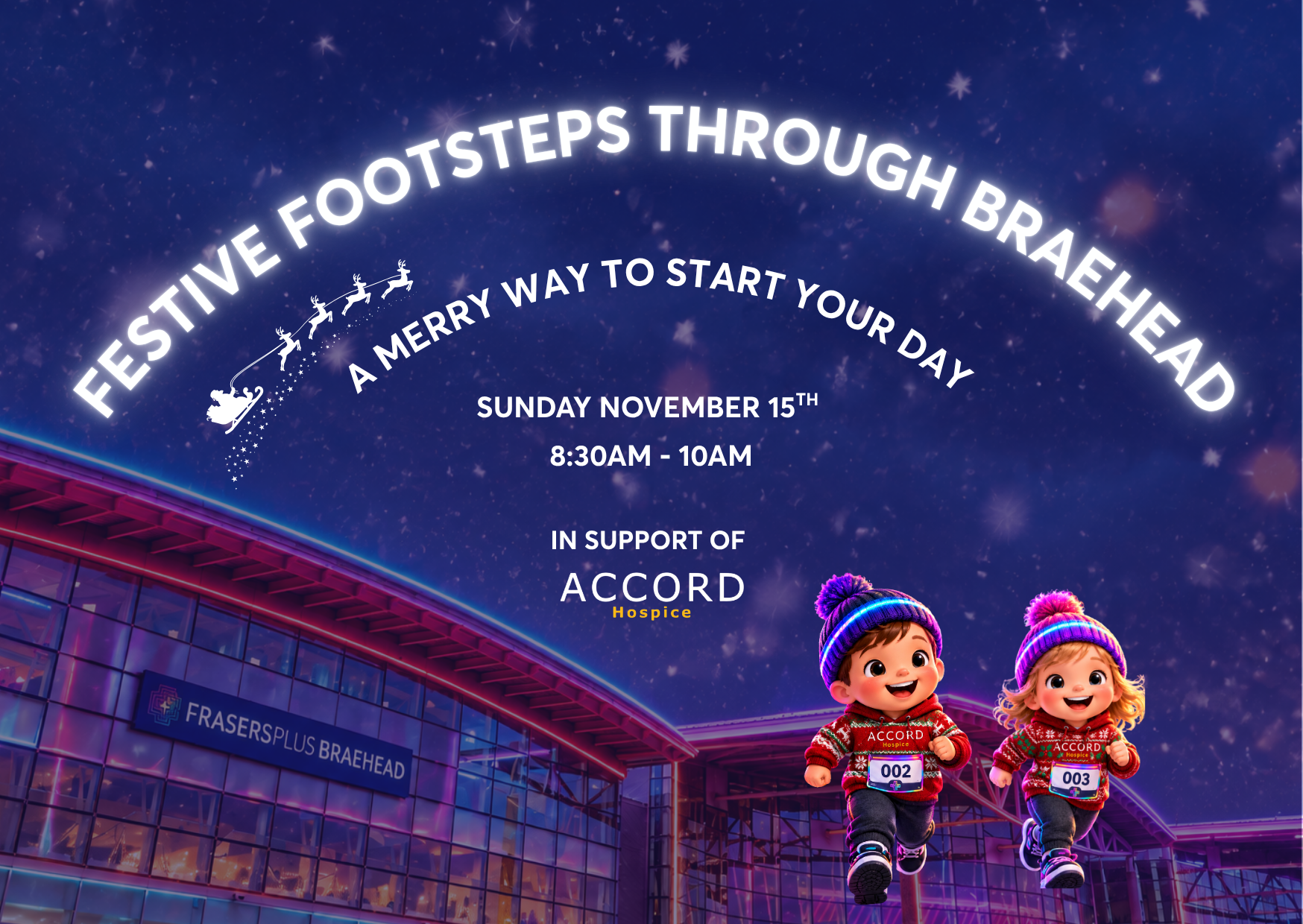 Festive Footsteps Poster