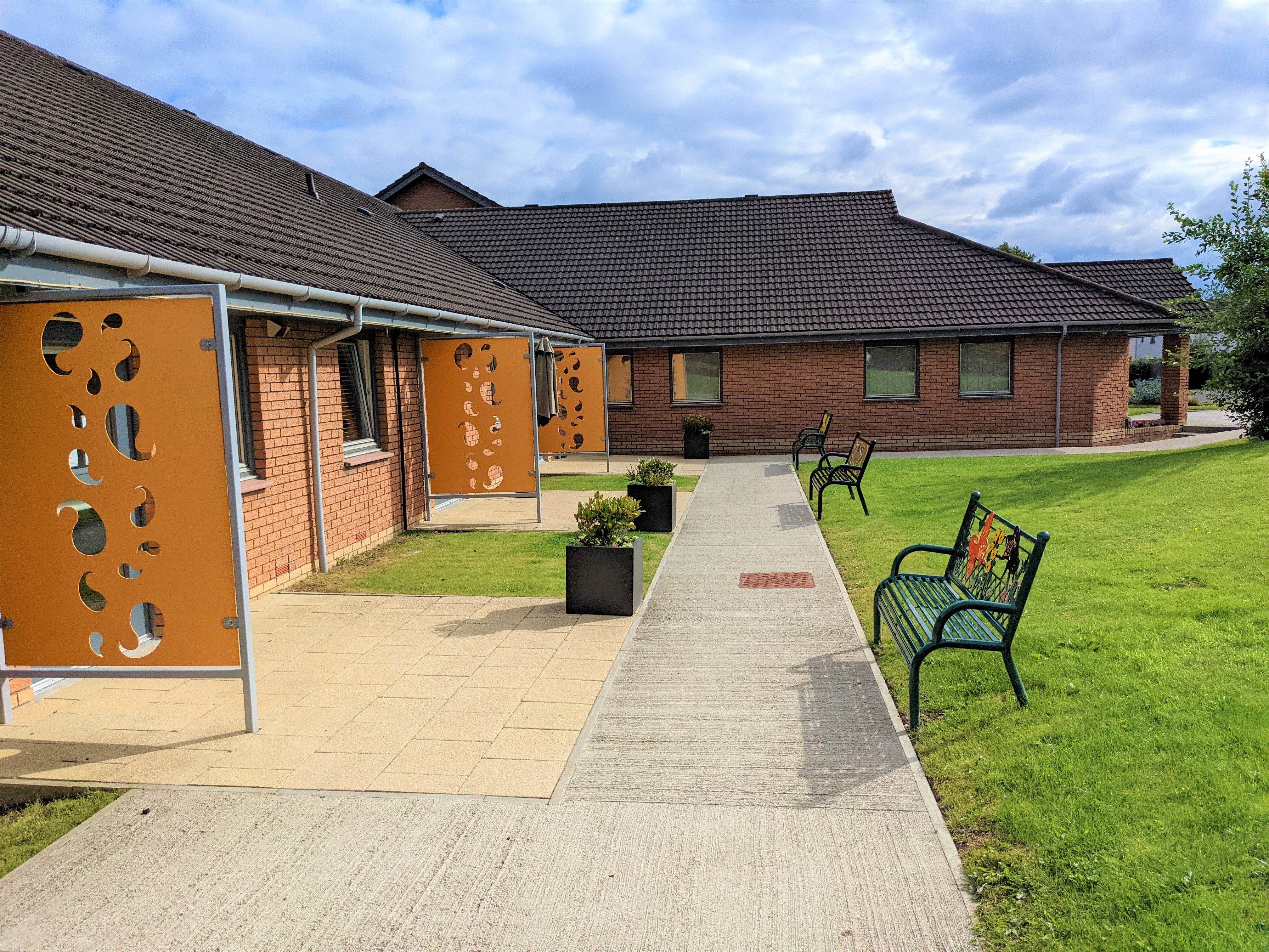 Patio and Garden Area